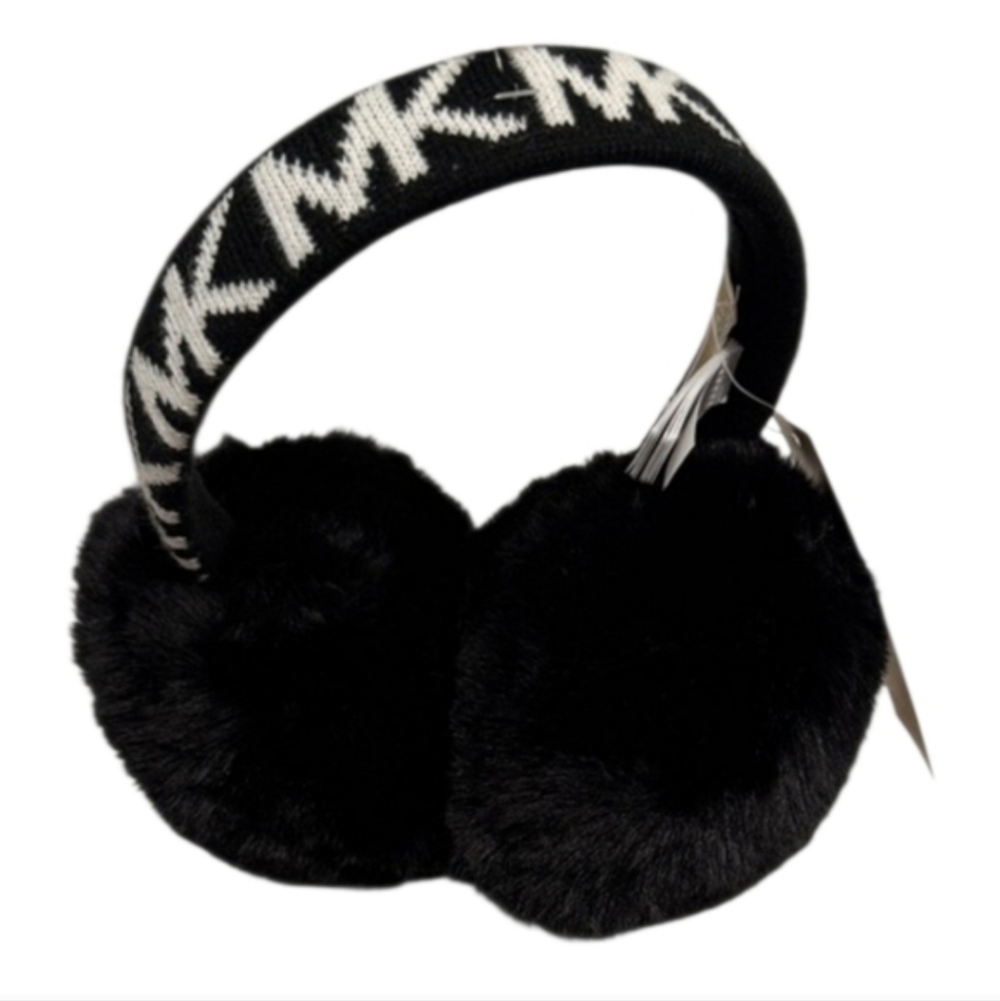 Michael Kors NEW Black and White Earmuffs - Picture 5 of 5